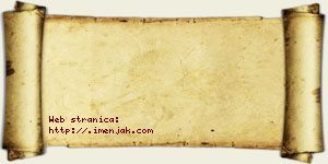 Jelica Rakovac vizit kartica